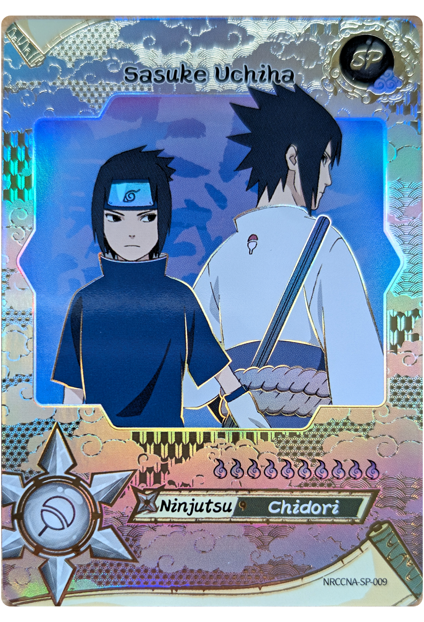 Sasuke Uchiha SP-009 collectible card artwork